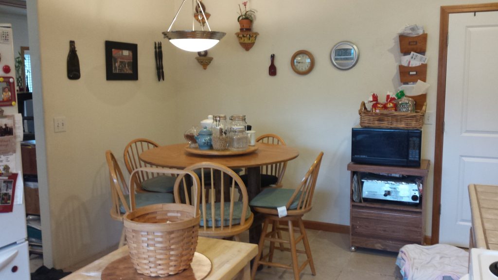 Dining nook before the remodel